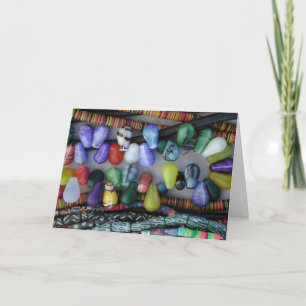 Card, "African Beads # 1" Card