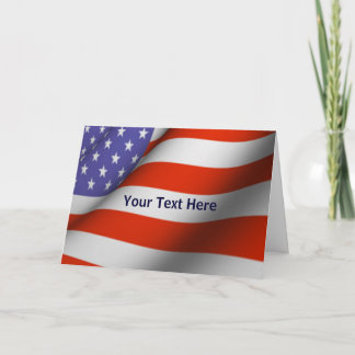 Card - American Flag