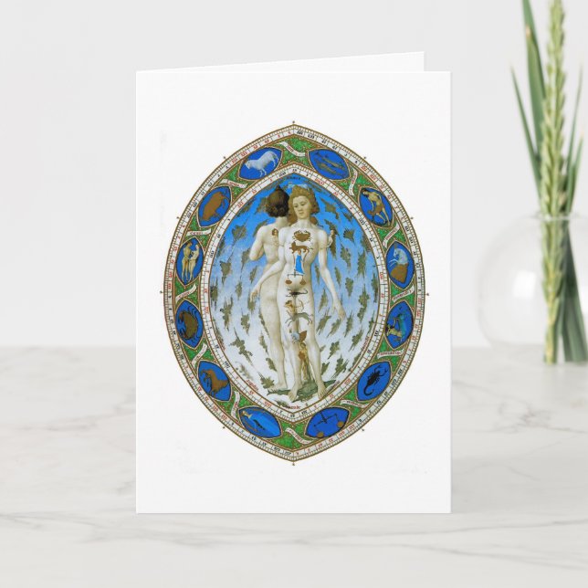 Card: Anatomical Man Holiday Card (Front)