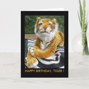 CARD, BIRTHDAY<TIGER CARD