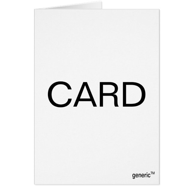 CARD card by generic TM (Front)