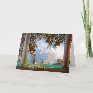 Card: "Daybreak" - by - Maxwell Parrish Holiday Card