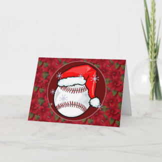 Card - Decorative Santa Baseball