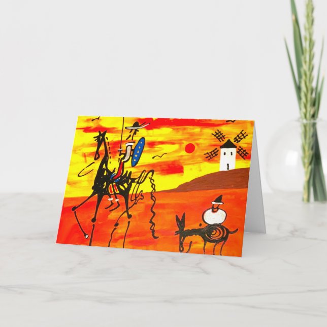 Card Don Quixote. (Front)