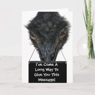 Card Emu Purse Valentine's Day