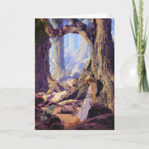 Card: Enchanted Prince- Maxfield Parrish Card