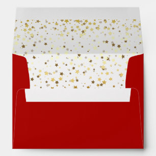 Card Envelope-Gold Stars Envelope
