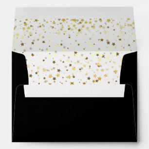 Card Envelope-Gold Stars Envelope