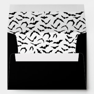 Card Envelope Halloween Bats