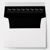 Card Envelope Halloween Ghosts