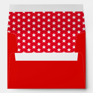 Card Envelope Patriotic Stars