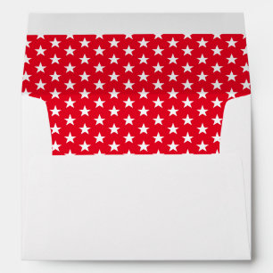 Card Envelope Patriotic Stars