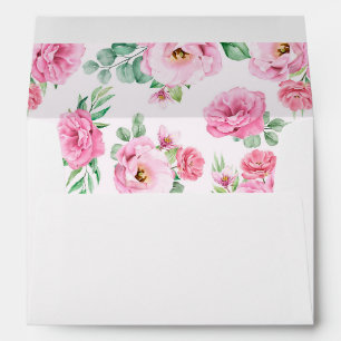 Card Envelope-Pink Roses Envelope