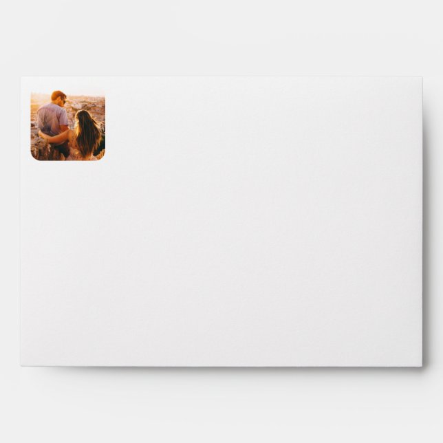 Card Envelopes Rounded Photo Template (Front)