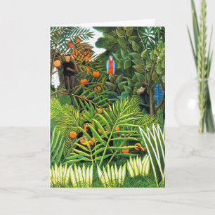 Card: "Exotic Landscape"/"Paysage Exotique" Holiday Card