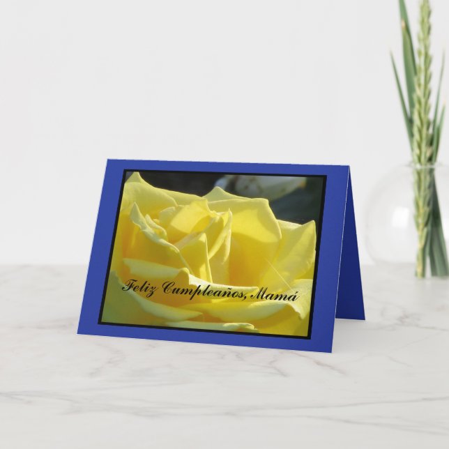 Card - Feliz Cumpleaños, Mamá (Front)