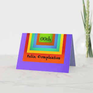 Card - Feliz Cumpleaños - Multicolor