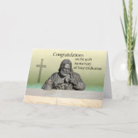 Card for 50 Year Anniversary of Ordination