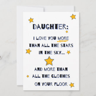 Card for Daughter, daughter birthday card