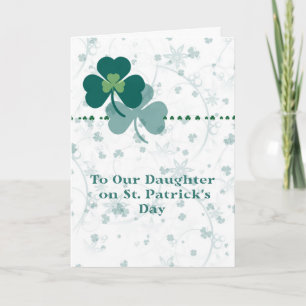 Card for Daughter on St. Patrick's Day