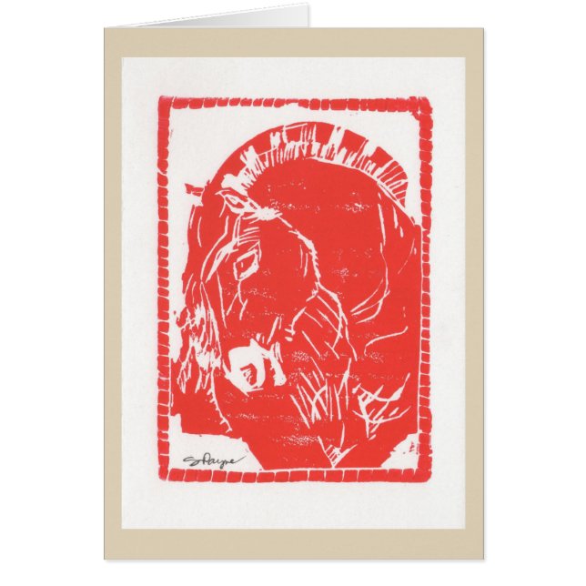 Card For Fjord Horse Lovers (Front)