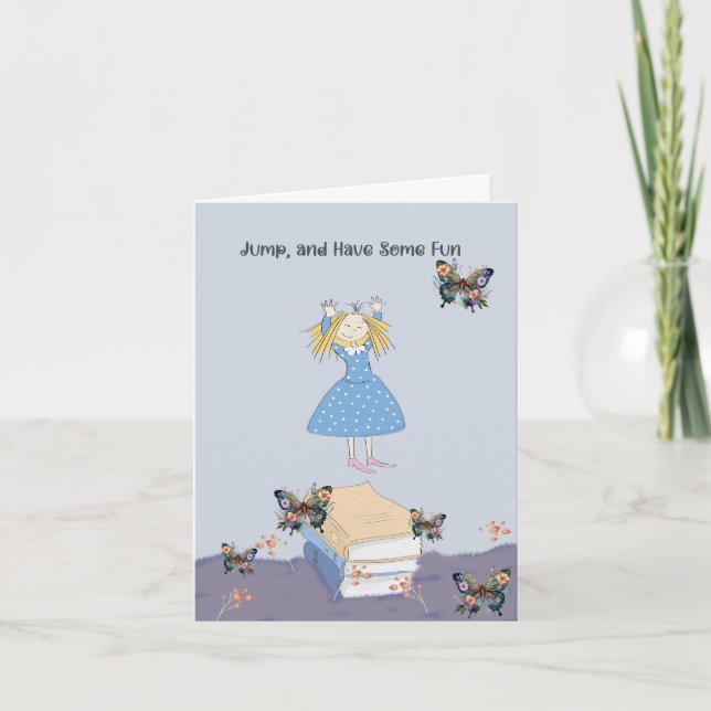 Card for Moving up to Eighth Grade (Front)