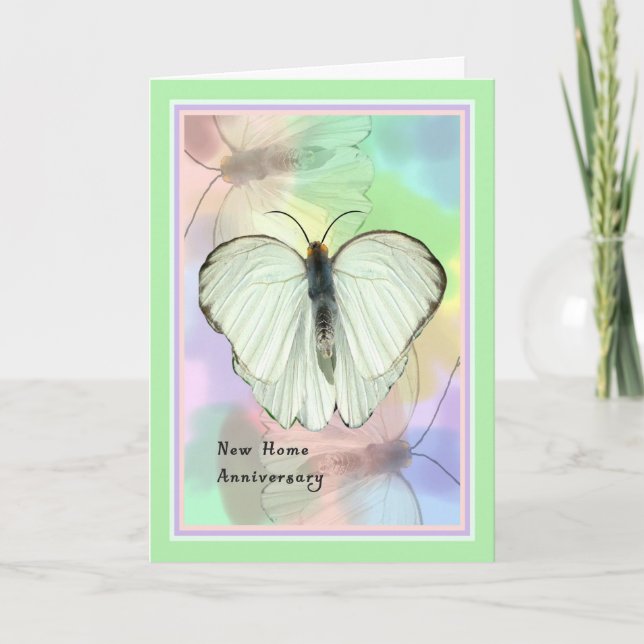 Card for New Home, One Year Anniversary (Front)
