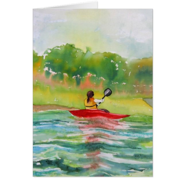 Card For the kayak Lover (Front)