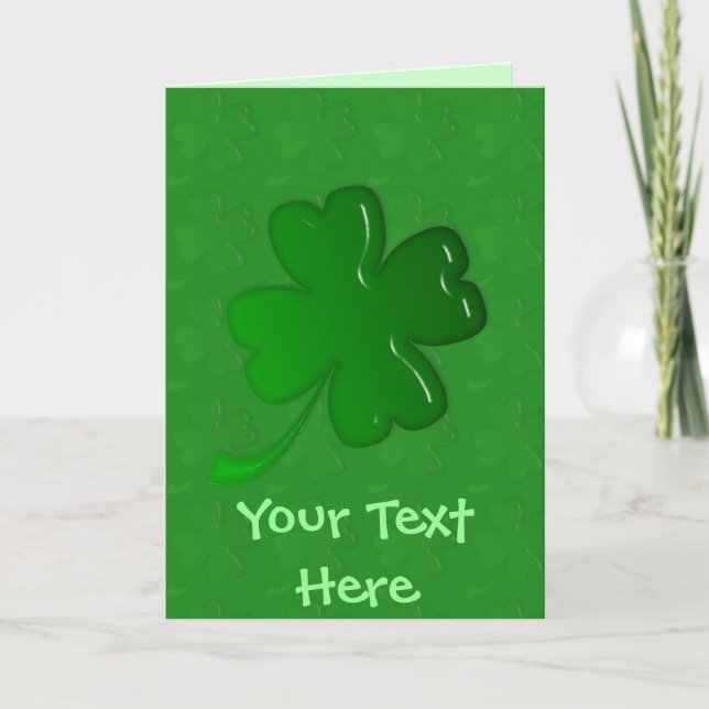 Card - Four Leaf Clover (Front)