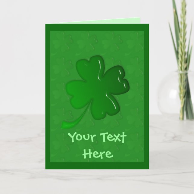 Card - Four Leaf Clover (Front)
