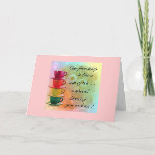 CARD- FRIENDSHIP TEA CARD