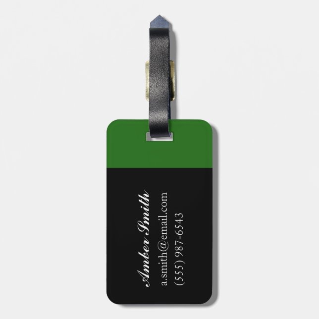 Card Game 1988 Luggage Tag (Back Vertical)