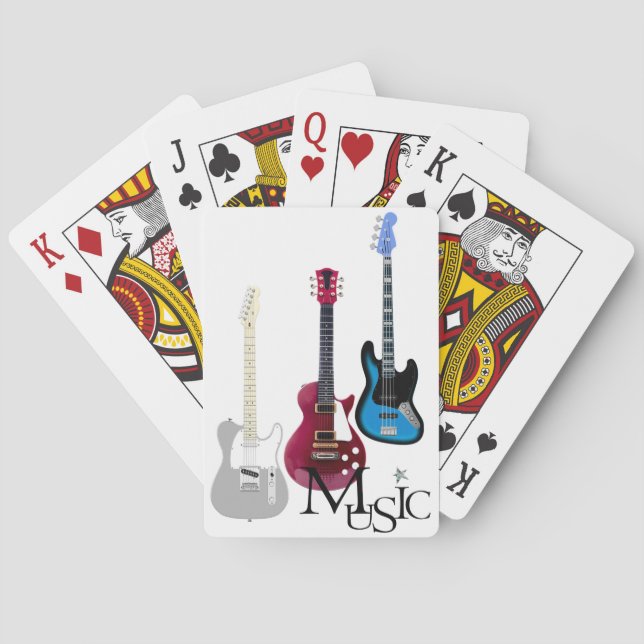 Card game "Guitars and Music" (Back)