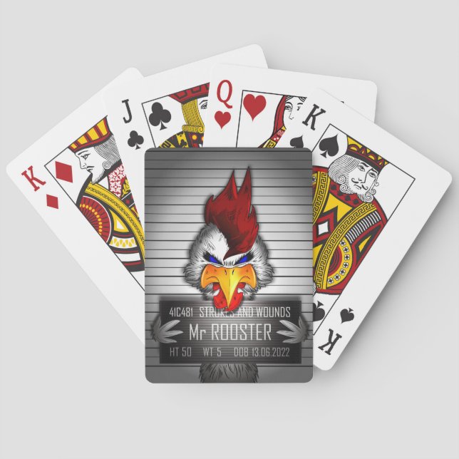 Card Game Mr. Rooster (Back)