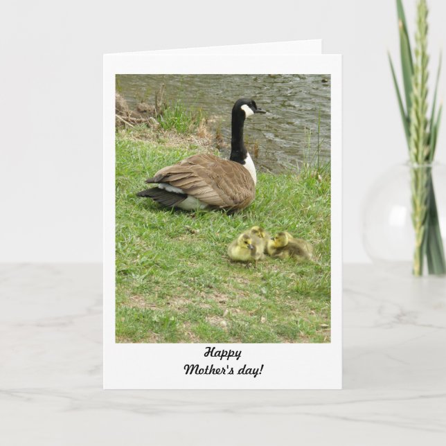 card - Geese, Mother's Day (Front)