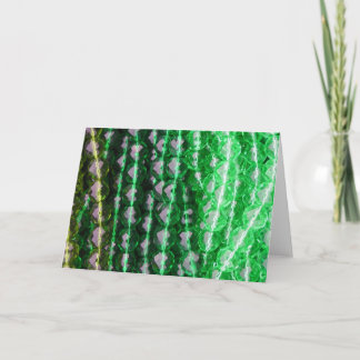 Card, "Green Beads" Card