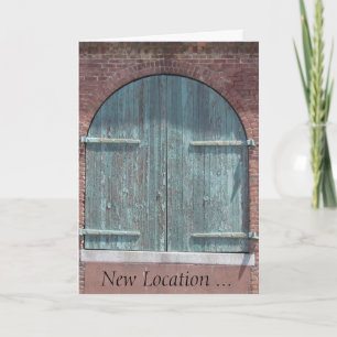 Card - Greeting – Warehouse Door