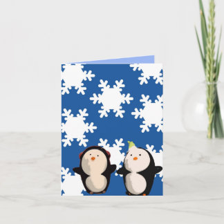 Card (HB) - Let it Snow Penguins