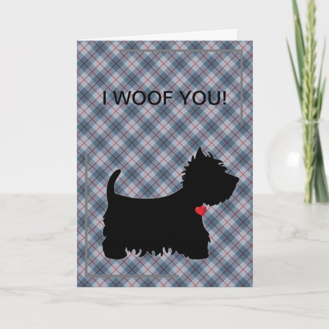 Card - I WOOF YOU! (Front)