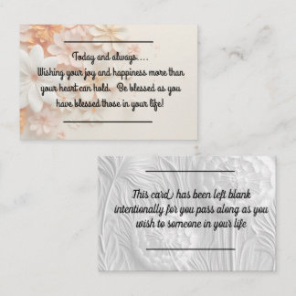 Card insert - General Greeting with a TWIST!
