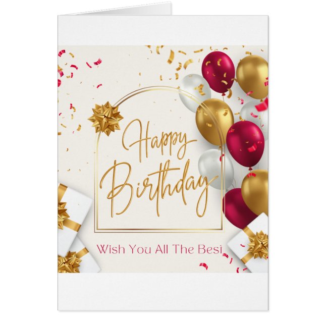 Card invitation birthday (Front)