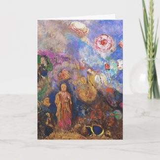 Card/Invitation: Buddha and the Flower Card