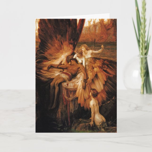 Card/Invitation: Lament for Icarus by H. Draper Card (Front)