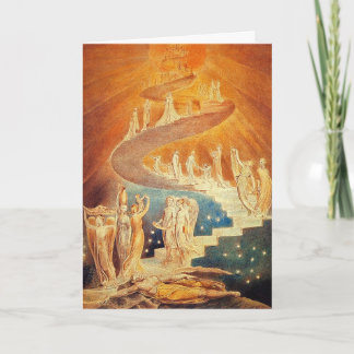 Card: Jacob's Ladder - William Blake Holiday Card