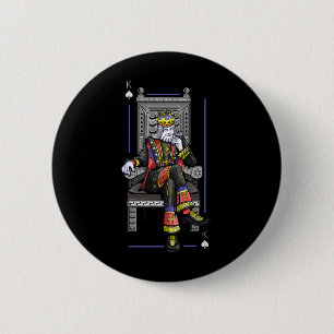 Card King 6 Cm Round Badge