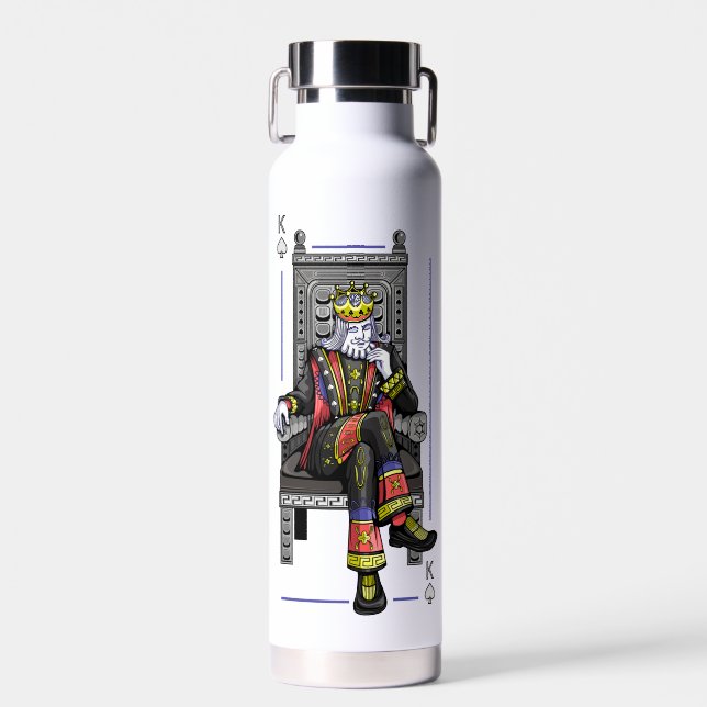 Card King Water Bottle (Front)