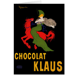 Card: Leonetto Cappiello - Chocolat Klaus