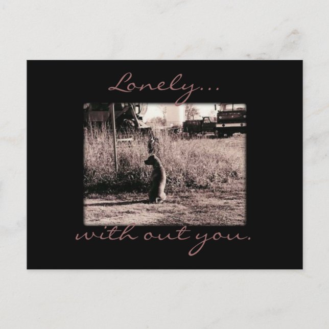 Card - Lonely (Front)