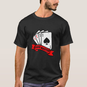 Card Master - Playing Cards Poker Rummy Blackjack  T-Shirt
