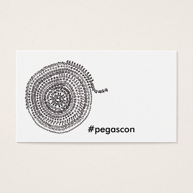 Card 'Math Mandala' (Front)